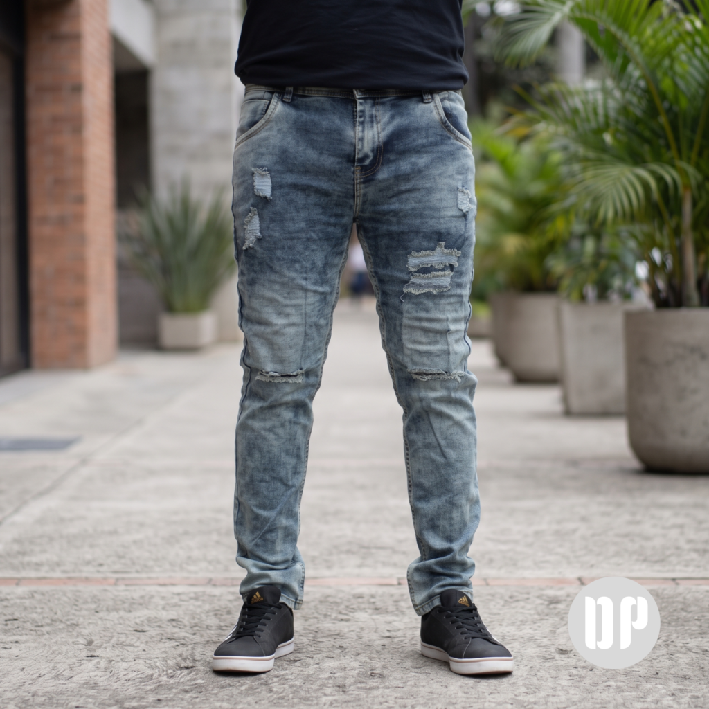 Jean Urban Crew - Light Blue